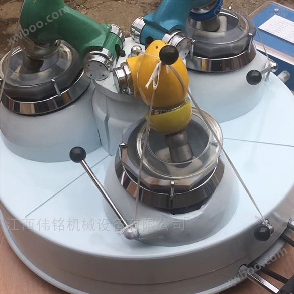 宁波矿冶试验磨矿机 实验室三头研磨机