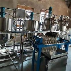 茶籽油压榨精炼生产线    茶籽毛油精炼设备 油脂精炼设备