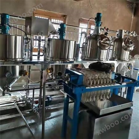6YL300-2茶籽油压榨精炼生产线    茶籽毛油精炼设备 油脂精炼设备