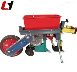 高效LY-50型玉米精播机 手扶车带动播种施肥一体机