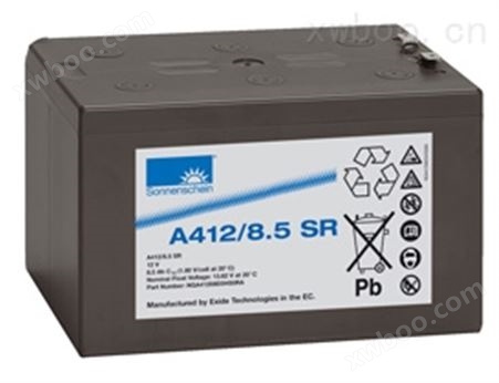 A412/8.5SR,德国阳光电池A412系列12V8.5AH