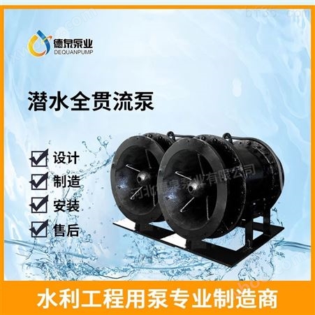 全贯流潜水泵效率/生产厂家*/性能参数表