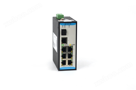 Carat10-D1FX7TX-D2C 卡轨式非网管工业以太网交换机