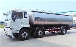 东风天锦国五三轴16吨车罐一体奶罐车