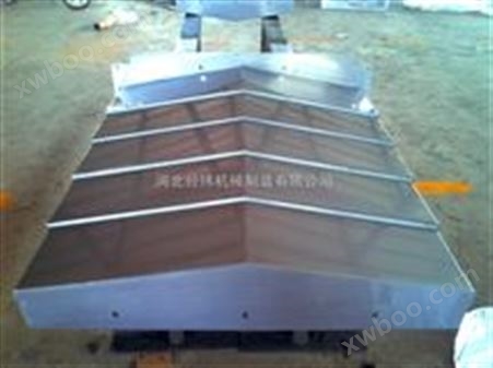 山东防护罩厂制造机床导轨钢板防护罩