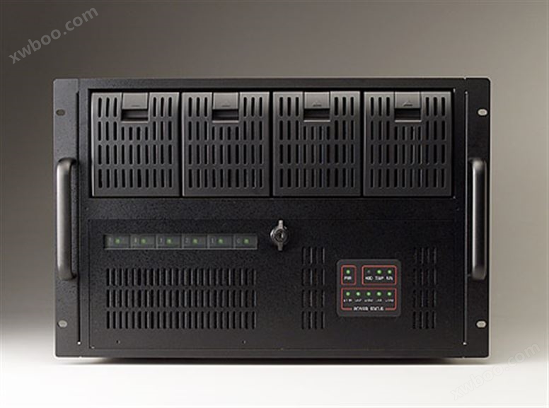 ACP-7360,7U 20槽上架式机箱，6个支持热插拔的SAS / SATA硬盘托架，RPS，冗余电源