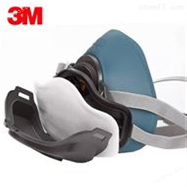 3M防尘面具 HF-52硅胶防毒面具