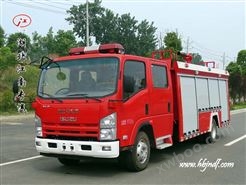 五十铃700P 5吨水罐消防车参数配置图片价格