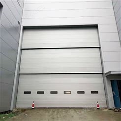 松江新工厂分节式工业提升门