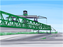 广东梅州架桥机租赁有40-160架桥机设备一台