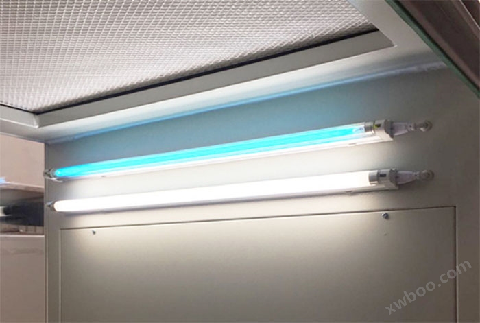 超净工作台高效过滤器照明灯和紫外线杀菌灯安装细节