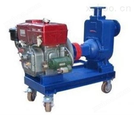 ZWC型自吸式无堵塞排污柴油机泵/移动式柴油自吸污水泵