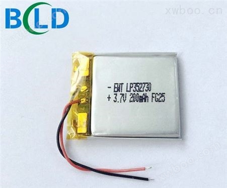 智能产品聚合物充电锂电池BCLD352730/220ma